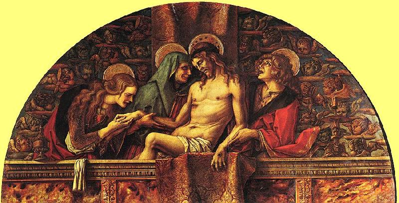 CRIVELLI, Carlo Pieta 124 oil painting image